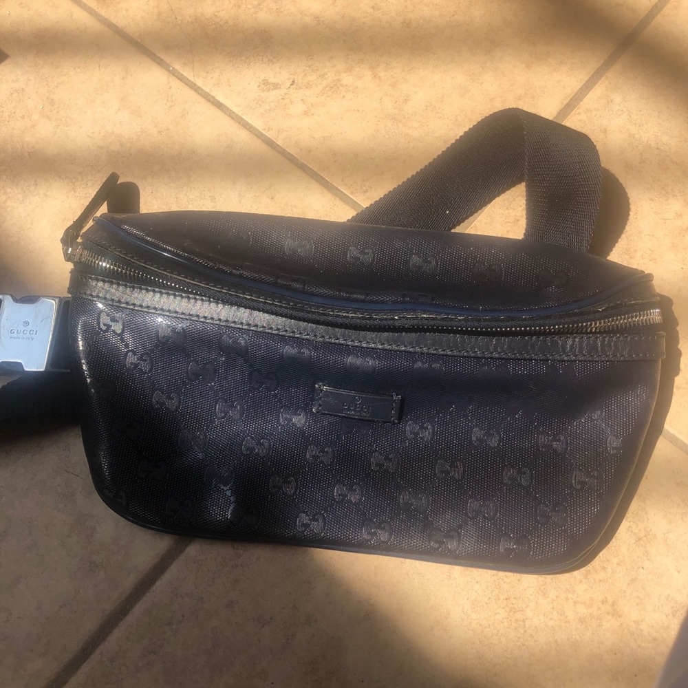 Gucci fanny pack royal blue